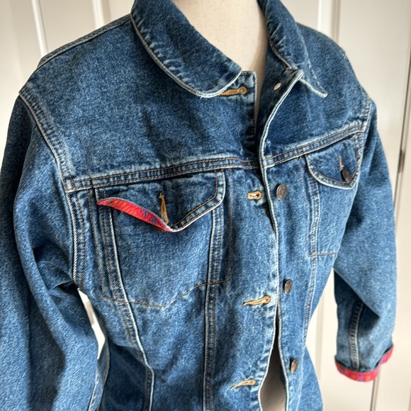 Vintage denim jacket womens Medium - Picture 2 of 10
